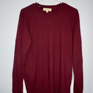 Burberry Cashmere Sweater Burgundy